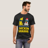 Funny Chicken Banana T-shirt (Voorkant volledig)