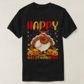 Funny Chicken Bird Lover Happy Chicken HelloBedank T-shirt (Design voorkant)