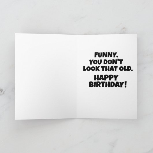 FUNNY CHICKEN BIRTHDAY CARD KAART (Binnen)