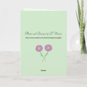 Funny Chicken Birthday Kaart (Achterkant)