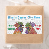 Funny Chicken Boerderij Fresh Eggs Stickers (Insitu)