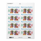 Funny Chicken Boerderij Fresh Eggs Stickers (Full Sheet)