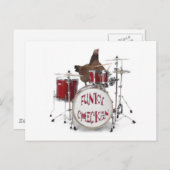 Funny Chicken Briefkaart (Voorkant / Achterkant)