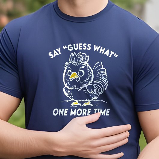 Funny Chicken Butt Angry Hen Parodie Pluimvee Humo Tri-Blend Shirt