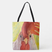 Funny Chicken Canvas tas (Voorkant)
