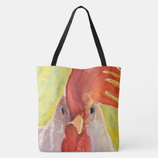 Funny Chicken Canvas tas