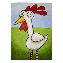 Funny Chicken Card