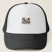 Funny Chicken Classic Retro Style Trucker Pet (Voorkant)