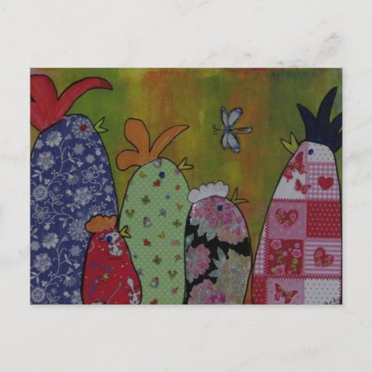 Funny Chicken Collection Briefkaart (Voorkant)