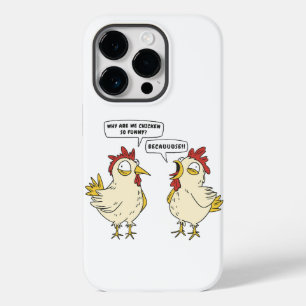 FUNNY CHICKEN CONVERSATION Case-Mate iPhone 14 PRO HOESJE