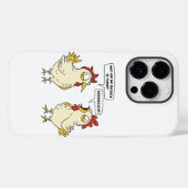 FUNNY CHICKEN CONVERSATION Case-Mate iPhone CASE (Achterkant (horizontaal))