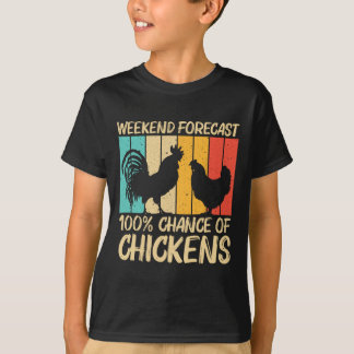 Funny Chicken Design For Men Women Farm Farmer Chi T-shirt