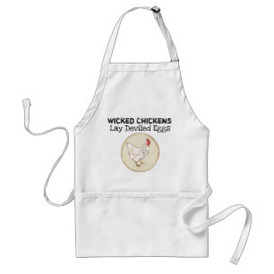 Funny Chicken Egg Novelty Rustic Shabby Farmhouse Standaard Schort