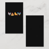 Funny Chicken Eggs Hen Boerderij Enthusiast Visitekaartje (Voorkant / Achterkant)