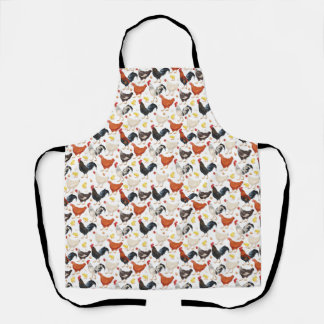 Funny Chicken Eggs Socks Schort