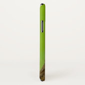 Funny Chicken Face over Groen Case-Mate iPhone Case (Achterkant / rechts)