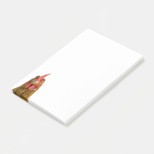 Funny Chicken Face Post-it® Notes (Schuin)