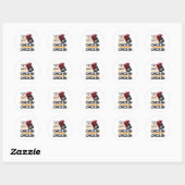 Funny Chicken Farm Animal Always Be Yourself Unles Ronde Sticker (Vel)