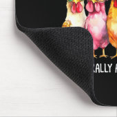 Funny Chicken Farmer Gift – I Raise Chickens Humor Muismat (Hoek)