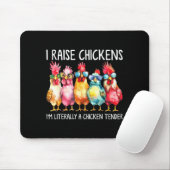 Funny Chicken Farmer Gift – I Raise Chickens Humor Muismat (Met muis)