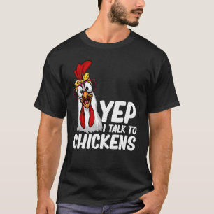 Funny Chicken Farmer voor Mannen T-shirt