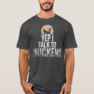 Funny Chicken Farmer voor Mannen T-shirt