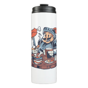 Funny Chicken Food Pun Thermosbeker