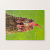 Funny Chicken - Foto Puzzle Legpuzzel (Horizontaal)