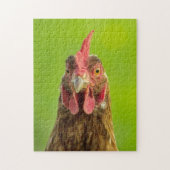 Funny Chicken - Foto Puzzle Legpuzzel (Verticaal)