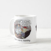 Funny Chicken Funeral Planning met schattige kippe Koffiemok (Voorkant links)