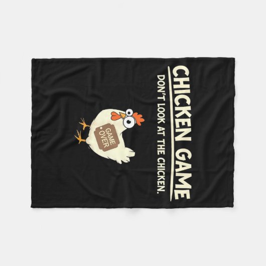 Funny Chicken Game Design Ltd Uni Chicken Game_ Do Fleece Deken (Voorkant (Horizontaal))