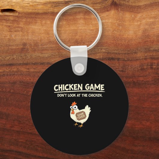 Funny Chicken Game Design Ltd Uni Chicken Game_ Do Sleutelhanger (Voorkant)