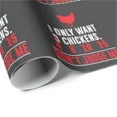 Funny Chicken Gezegden - Animal Boerderij Gift Far Cadeaupapier (Rol Hoek)