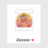 Funny Chicken Joke Raad eens wat kip Butt Sticker (Vel)