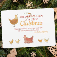 Funny Chicken Kerstfeestay-kaart