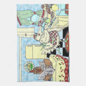 Funny Chicken Kkeukenhanddoeken Theedoek (Verticaal)