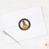 Funny Chicken Lady Stickers (Envelop)