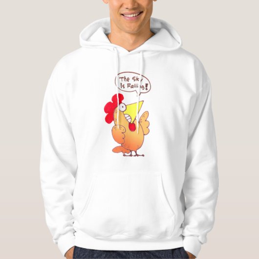 Funny Chicken Little T Shirt | Cartoon kippen T (Voorkant)