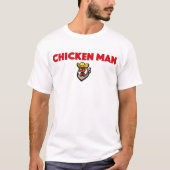 Funny Chicken Lover Farmer Man T-shirt (Voorkant)