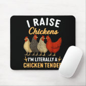 Funny Chicken Lover Gift – I Raise Chickens Farm H Muismat (Met muis)