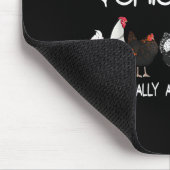 Funny Chicken Lover Gift – I Raise Chickens Farm Q Muismat (Hoek)