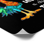 Funny Chicken Lover Gift – I Raise Chickens Humor Poster (Hoek)