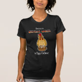 Funny Chicken Mama Humor T-Shirt (Voorkant)