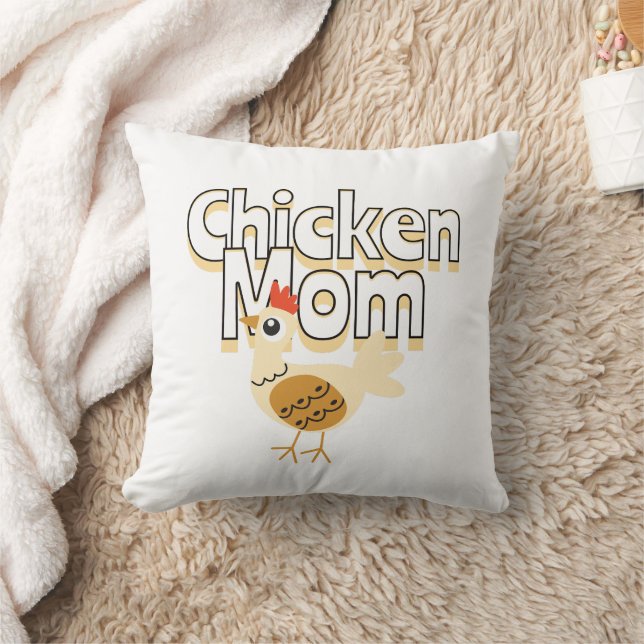 Funny Chicken Mama Kussen (Deken)
