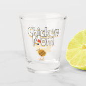 Funny Chicken Mama Shot Glas (Voorkant)