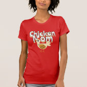 Funny Chicken Mama T-shirt (Voorkant)