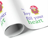 Funny Chicken met Heart Warming Gezegde Cadeaupapier (Rol Hoek)