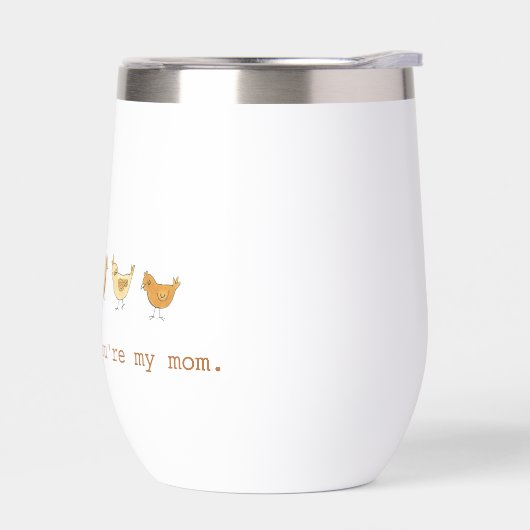 Funny Chicken Moederdag Gift (Links)