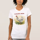 Funny Chicken Mom Farm  T-shirt (Voorkant)