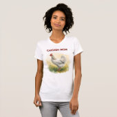 Funny Chicken Mom Farm  T-shirt (Voorkant volledig)